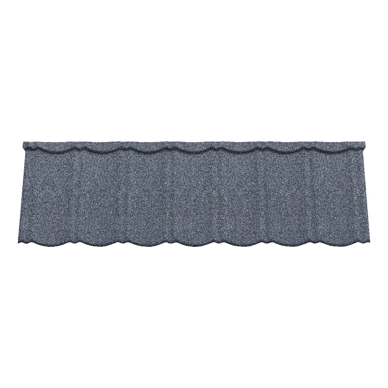 彩石金屬瓦-圓弧瓦（云石灰）