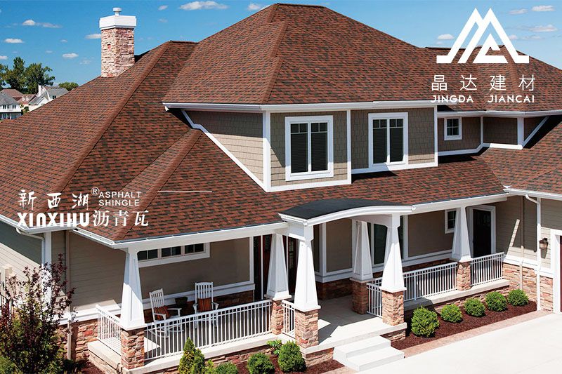 瀝青瓦-輕鋼結構別墅平屋面應用原材料之一 瀝青瓦-輕鋼結構別墅平屋面應用原材料之一